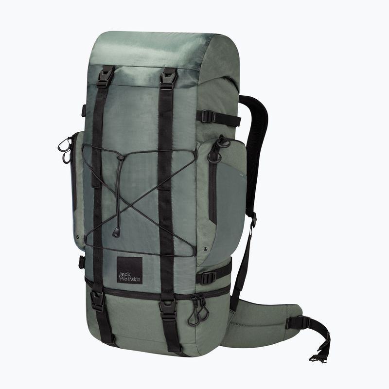 Jack Wolfskin Wanderthirst 45 l břidlicově zelený trekingový batoh