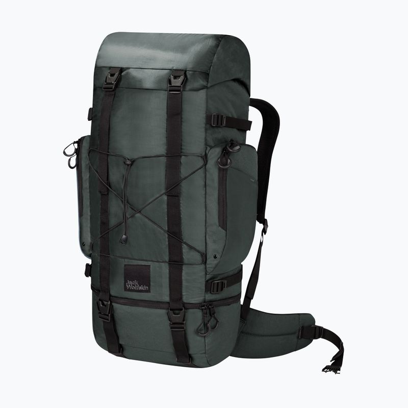 Jack Wolfskin Wanderthirst 45 l břidlicově zelený trekingový batoh 3
