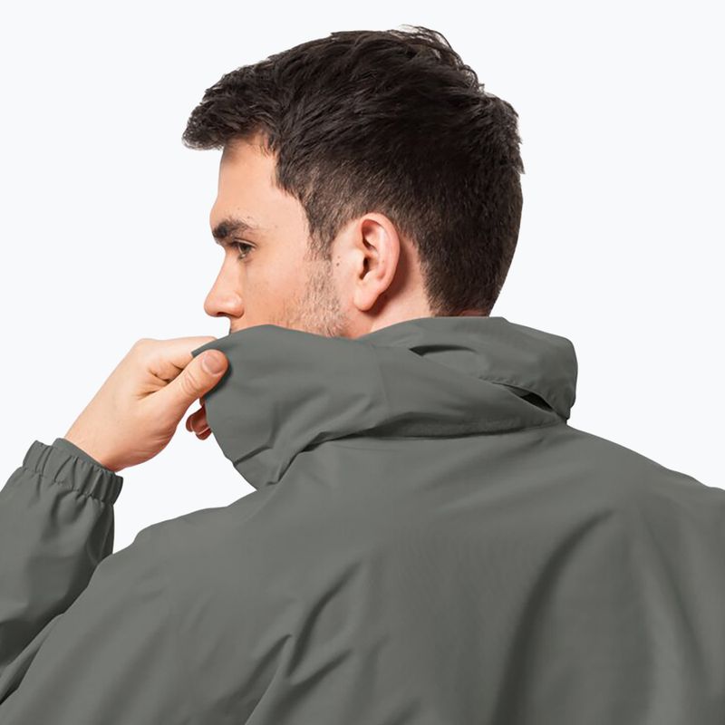 Pánská nepromokavá bunda Jack Wolfskin Stormy Point 2L zelená 1111142 4