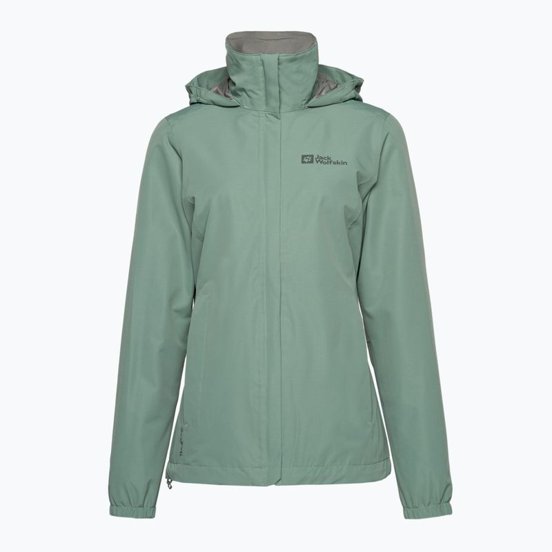 Dámská nepromokavá bunda Jack Wolfskin Stormy Point 2L zelená 1111202 6
