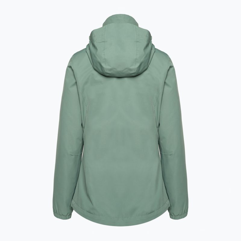 Dámská nepromokavá bunda Jack Wolfskin Stormy Point 2L zelená 1111202 7