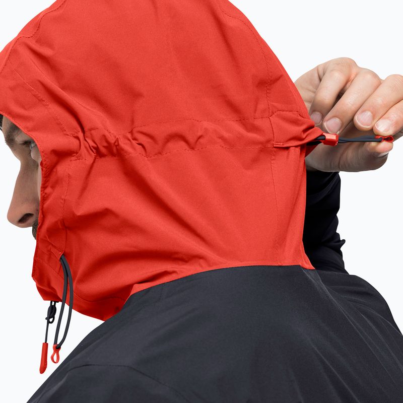 Pánská nepromokavá bunda Jack Wolfskin Go Hike červená 1114051 6