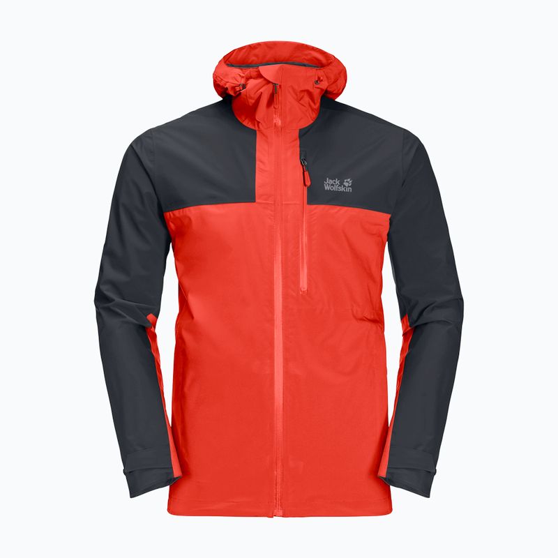 Pánská nepromokavá bunda Jack Wolfskin Go Hike červená 1114051 7