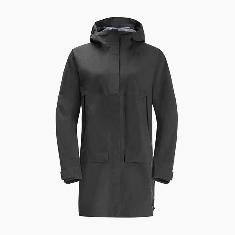 Jack Wolfskin dámská bunda do deště Goldgewann Parka černá 1115731_6350_002 6