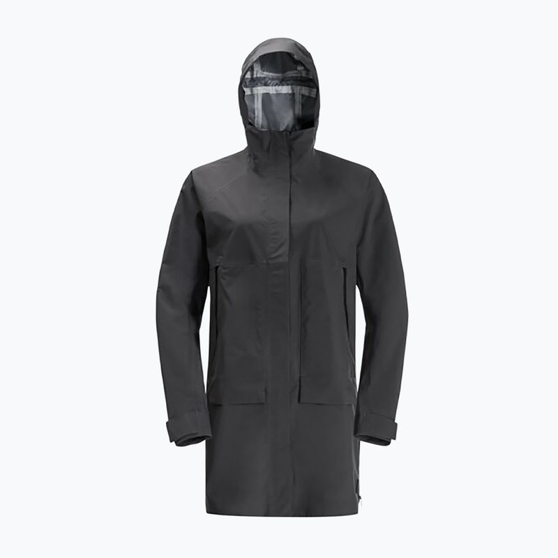 Jack Wolfskin dámská bunda do deště Goldgewann Parka černá 1115731_6350_002 7
