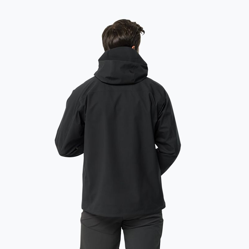 Pánská nepromokavá bunda Jack Wolfskin Kammweg 3L Jkt M šedá 1115831 2