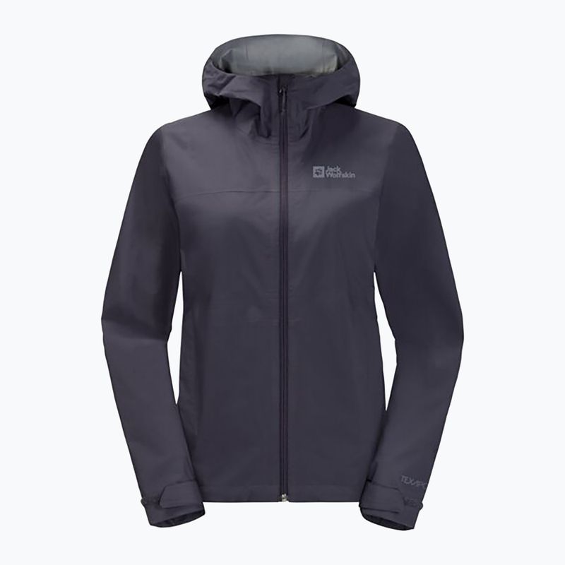 Jack Wolfskin dámská bunda do deště Elsberg 2.5L šedá 1115951_1388_002 6