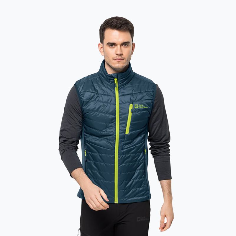 Jack Wolfskin Routeburn Pro Ins pánská turistická bunda bez rukávů navy blue 1206871_1274_002 8