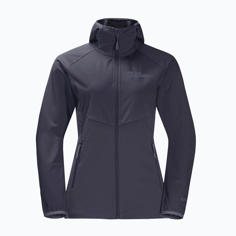 Dámská softshellová bunda Jack Wolfskin Go Hike Softshell šeá 1306862 4