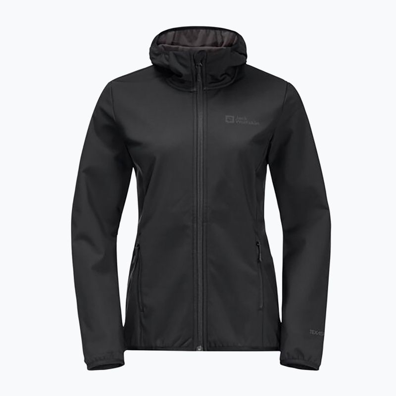 Dámská softshellová bunda Jack Wolfskin Bornberg Hoody černá 1307691 7