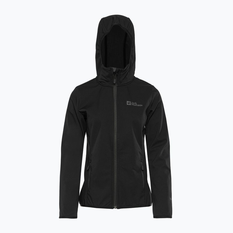 Dámská softshellová bunda Jack Wolfskin Bornberg Hoody černá 1307691 4