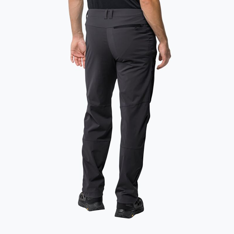 Pánské softshellové kalhoty Jack Wolfskin Glastal černé 1508221 2