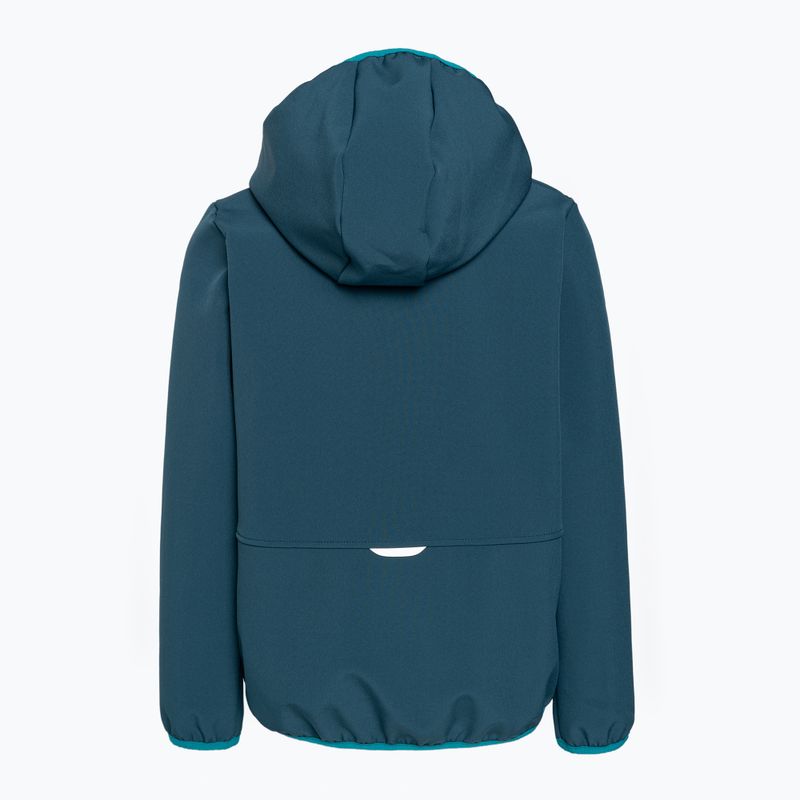 Dětská softshellová bunda Jack Wolfskin Fourwinds Jacket Kids tmavě modrá 1608011 2