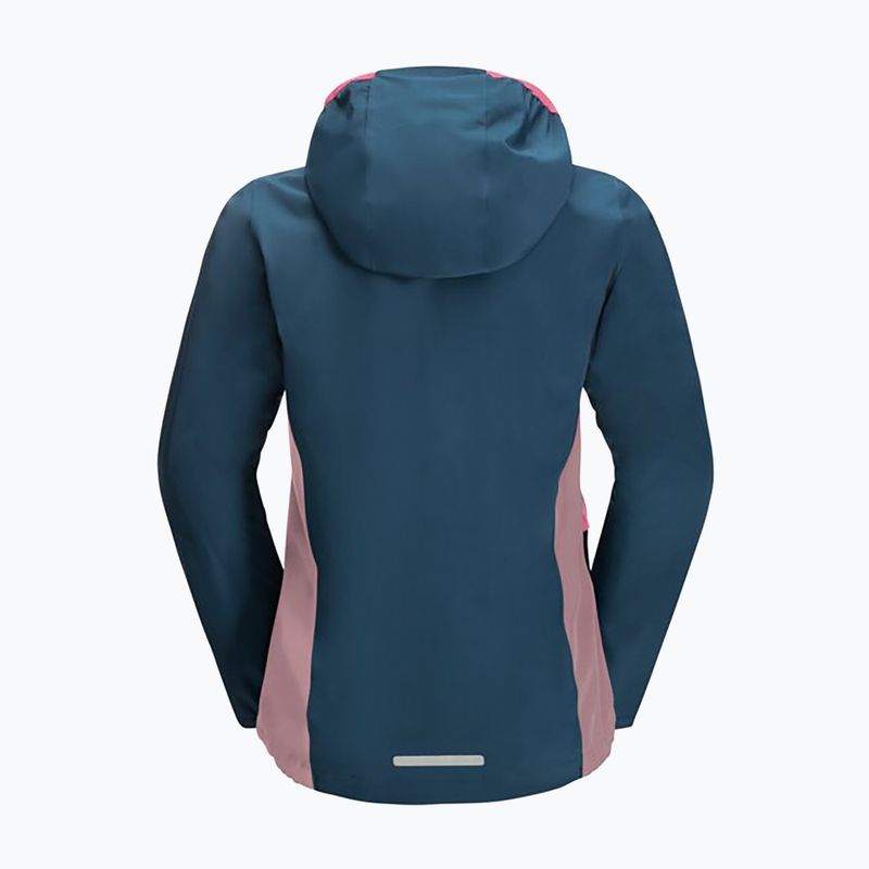 Dětská nepromokavá bunda Jack Wolfskin Active Hike tmavě modrá 1609251 7