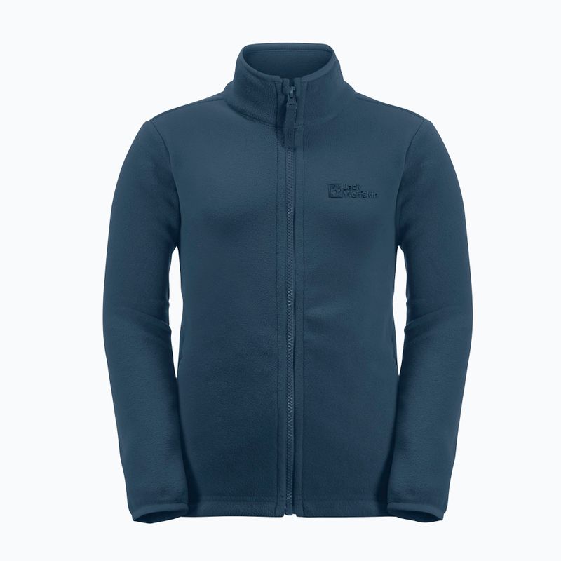 Dětská trekingová mikina Jack Wolfskin Taunus tmavě modrá 1609481