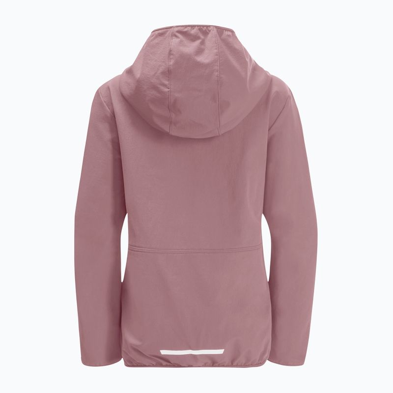 Dětská softshellová bunda Jack Wolfskin Solyd růžová 1609821 2