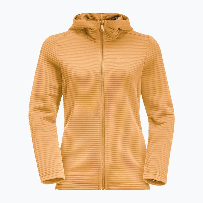 Dámská trekingová mikina Jack Wolfskin Modesto Hooded žlutá 1706254 4