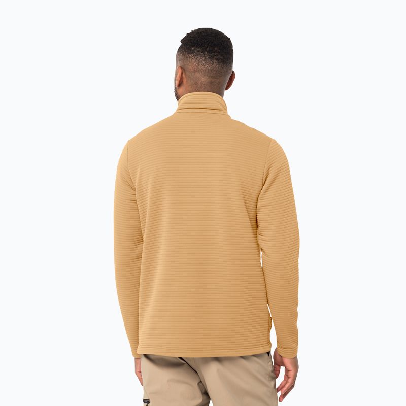 Pánská trekingová mikina Jack Wolfskin Modesto žlutá 1706483 2