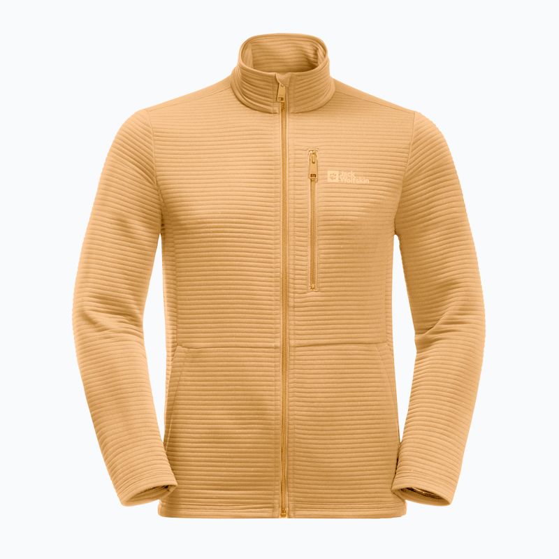 Pánská trekingová mikina Jack Wolfskin Modesto žlutá 1706483 4