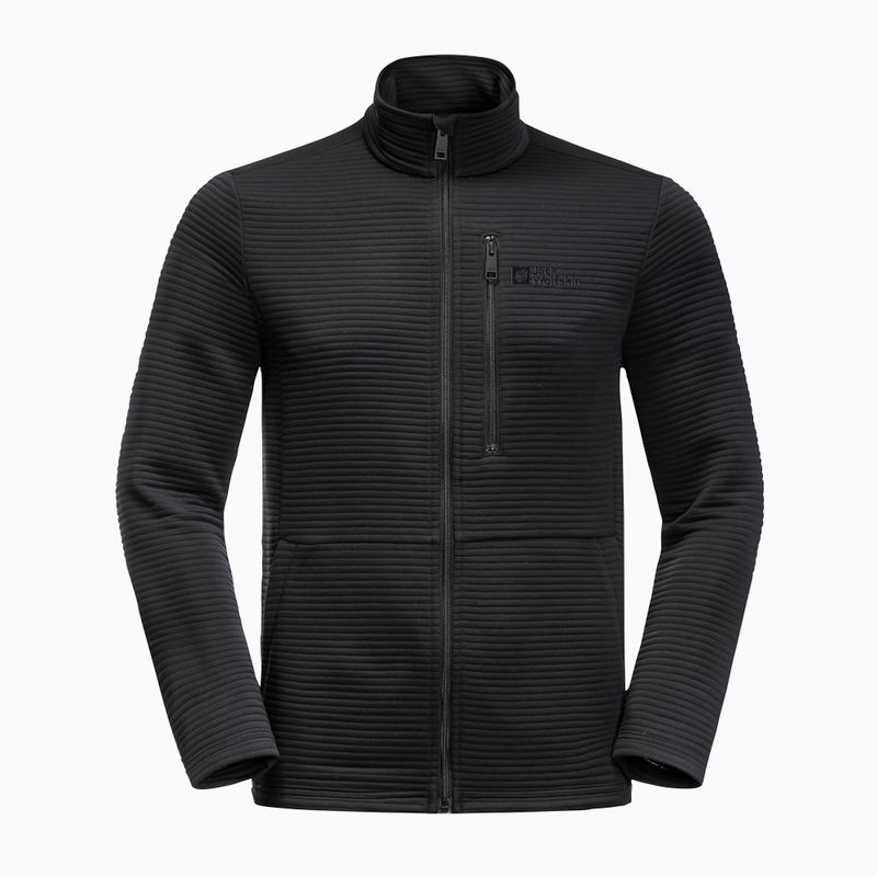 Pánská trekingová mikina Jack Wolfskin Modesto černá 1706483 4