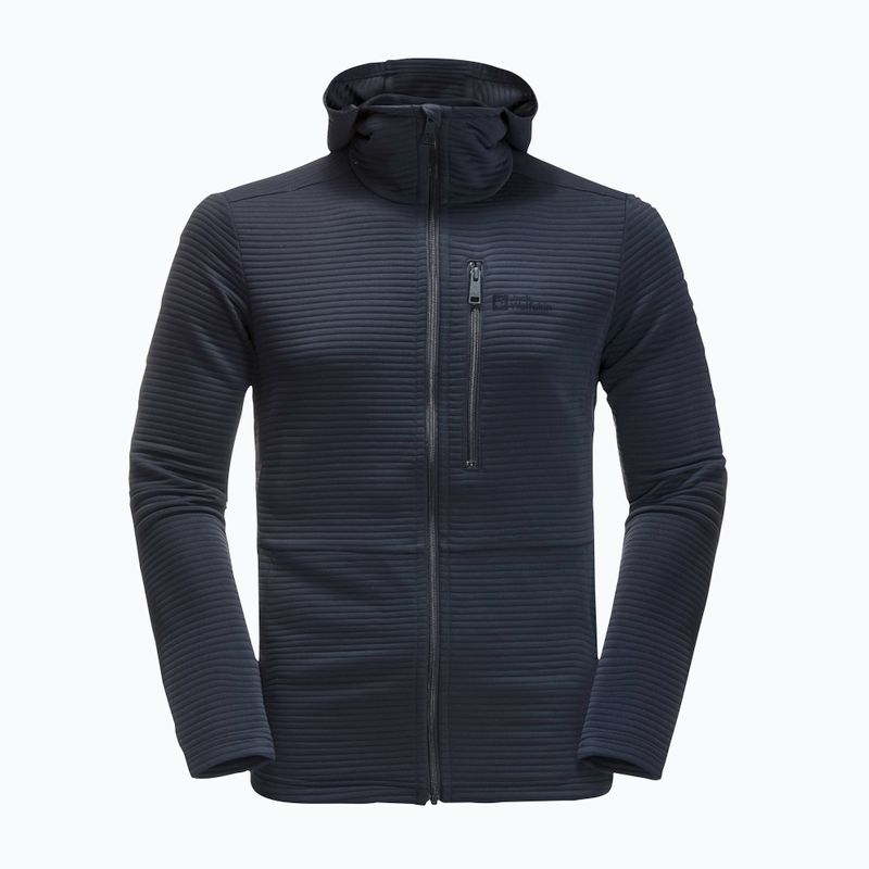 Pánská trekingová mikina Jack Wolfskin Modesto Hooded tmavě modrá 1706493 5