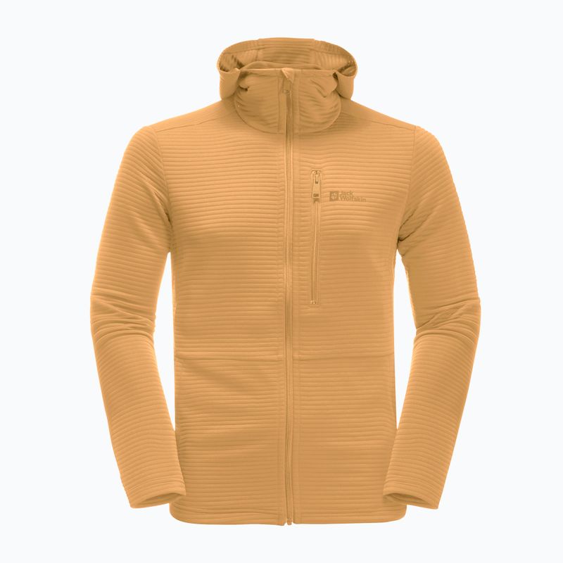 Pánská trekingová mikina Jack Wolfskin Modesto Hooded žlutá 1706493 5