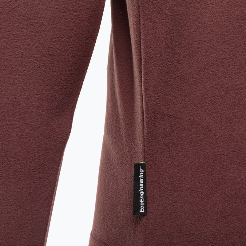 Pánská trekingová mikina Jack Wolfskin Taunus HZ bordó 1709522 7