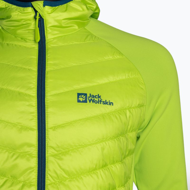 Pánská hybridní bunda Jack Wolfskin Routeburn Pro Hybrid zelená 1710511 7