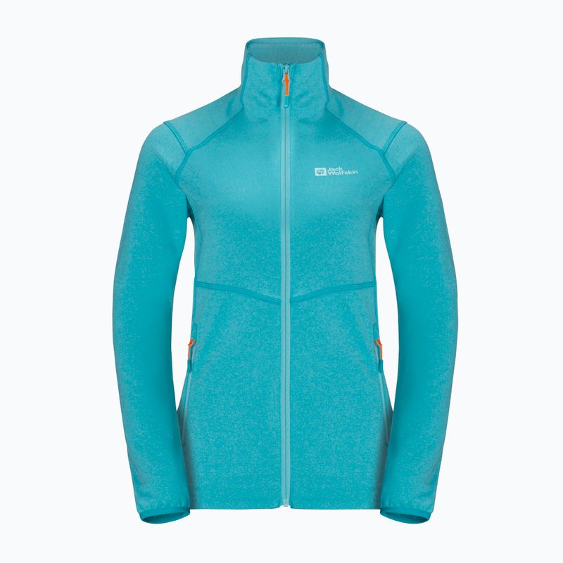 Dámská trekingová mikina Jack Wolfskin Fortberg FZ modrá 1711101 4