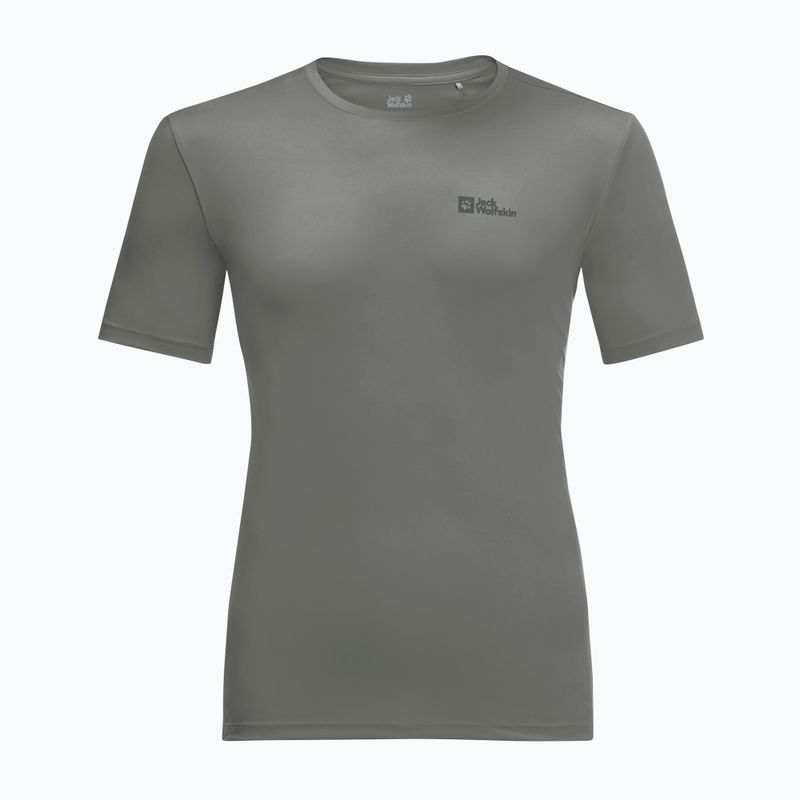 Pánské trekingové tričko  Jack Wolfskin Tech zelené 1807072 3