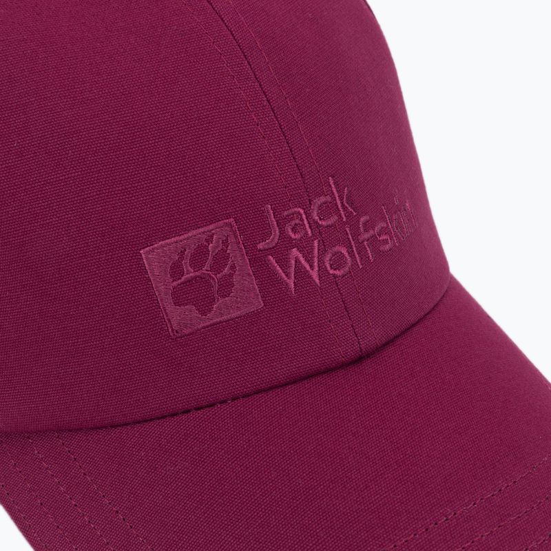 Kšiltovka  Jack Wolfskin Baseball červená 1900673 5