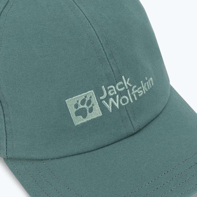 Dětská kšiltovka Jack Wolfskin Baseball zelená 1901012 5