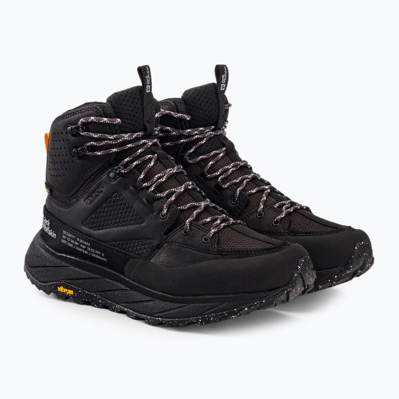 Jack Wolfskin pánské trekové boty Terraquest Texapore Mid black 4056381_6000_110 4