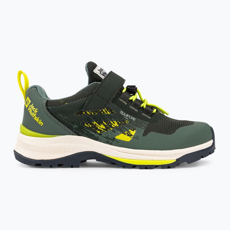 Jack Wolfskin Vili Hiker Texapore Low dětské turistické boty zelené 4056831_4136_350 2