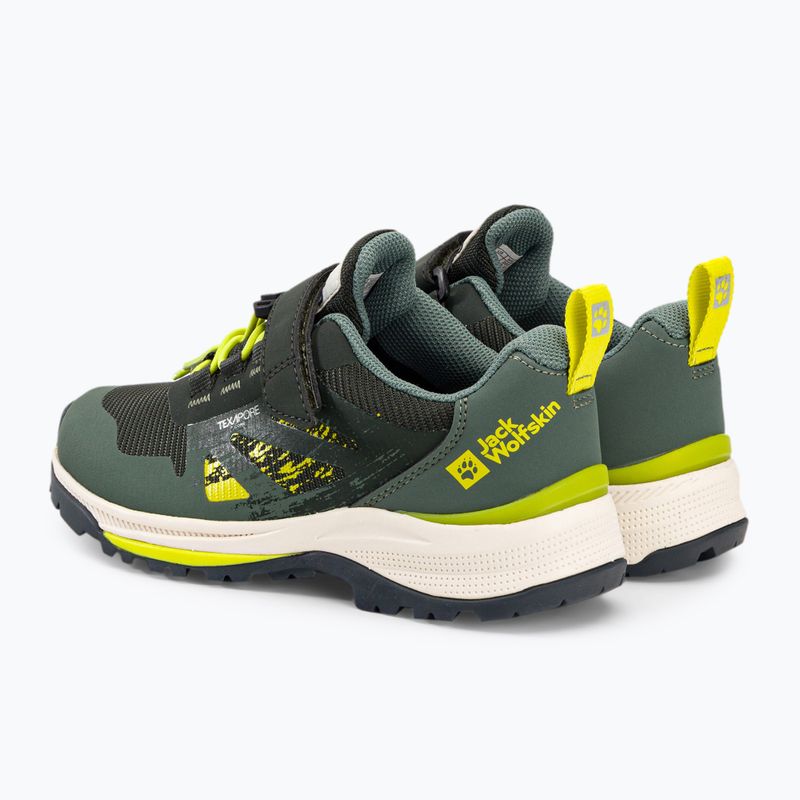 Jack Wolfskin Vili Hiker Texapore Low dětské turistické boty zelené 4056831_4136_350 3