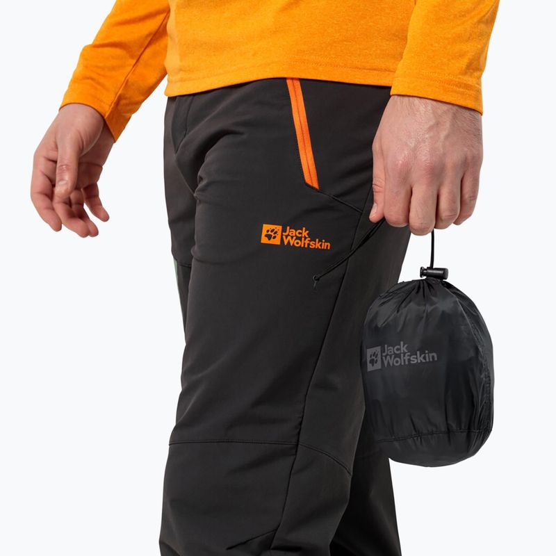 Kalhoty do deště Jack Wolfskin black 5