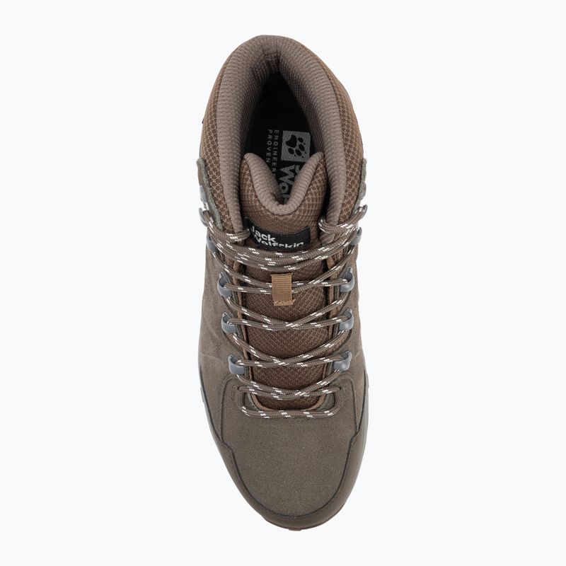 Pánské trekové boty Jack Wolfskin Refugio Texapore Mid cold coffee  5