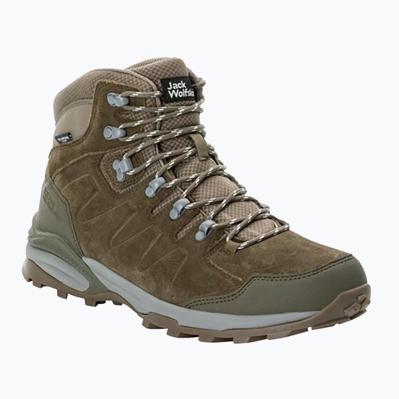 Pánské trekové boty Jack Wolfskin Refugio Texapore Mid cold coffee  8