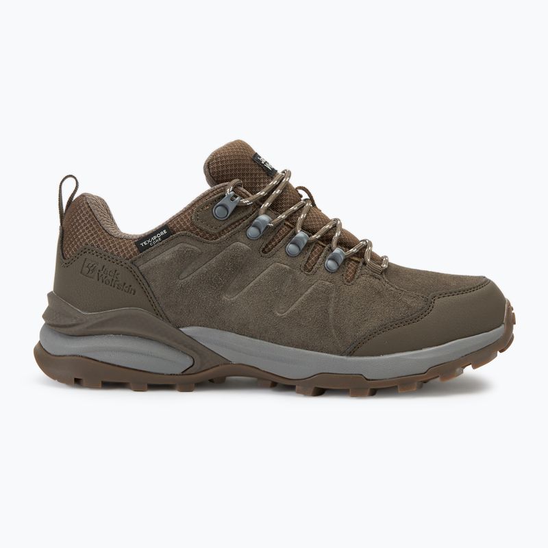 Pánské trekové boty Jack Wolfskin Refugio Texapore Low cold coffee 2