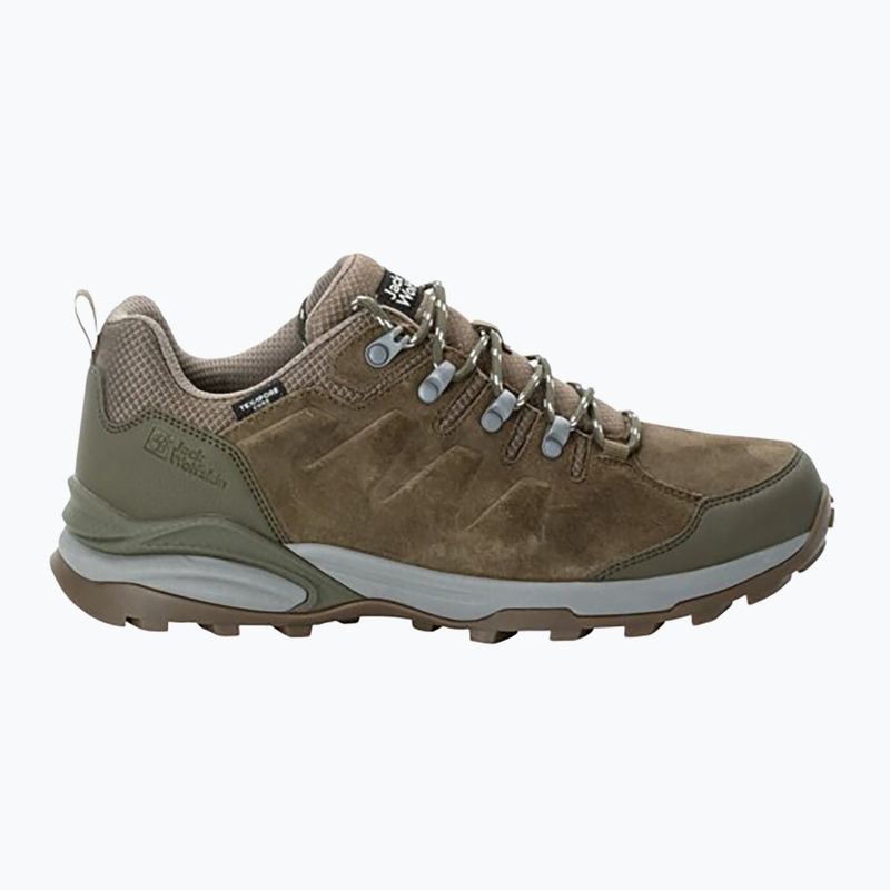 Pánské trekové boty Jack Wolfskin Refugio Texapore Low cold coffee 9