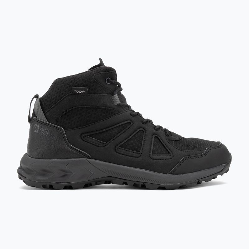 Pánské trekingové boty Jack Wolfskin Woodland 2 Texapore Mid black 2