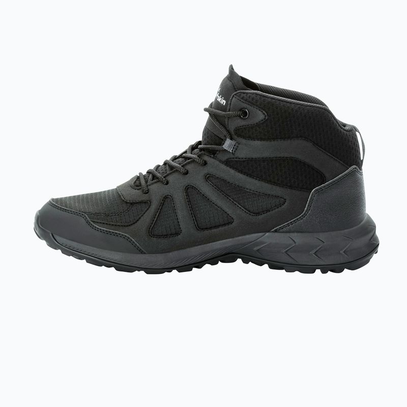 Pánské trekingové boty Jack Wolfskin Woodland 2 Texapore Mid black 11