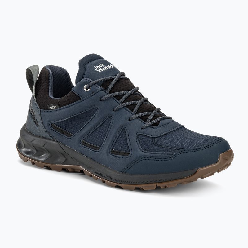 Pánské trekové boty Jack Wolfskin Woodland 2 Texapore Low night blue