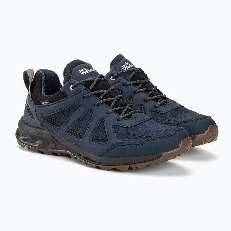 Pánské trekové boty Jack Wolfskin Woodland 2 Texapore Low night blue 4