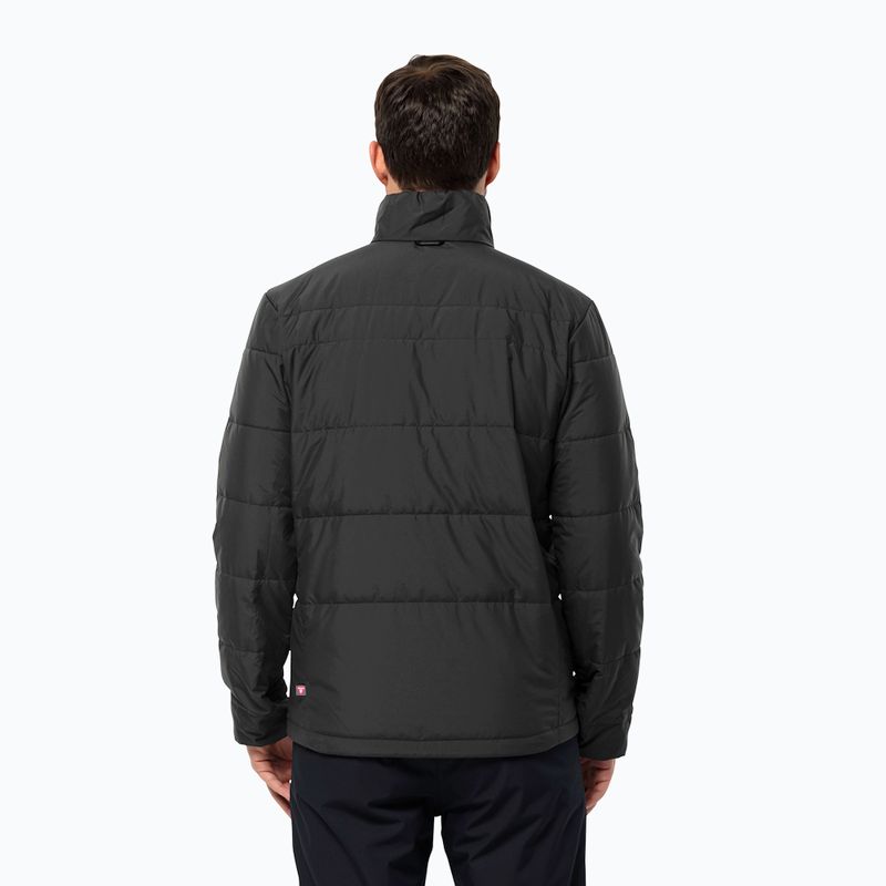 Jack Wolfskin pánská bunda do deště Jasper 3v1 černá olivová 4