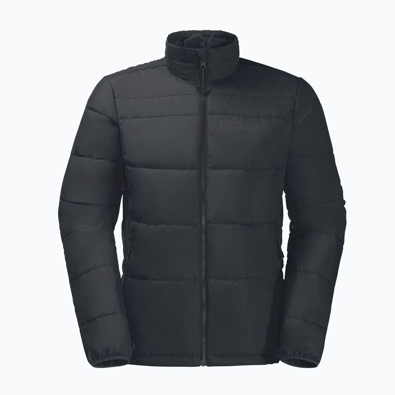 Jack Wolfskin pánská bunda do deště Jasper 3v1 černá olivová 9