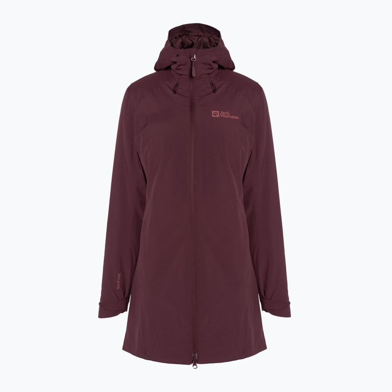 Dámská zimní bunda Jack Wolfskin Heidelstein Ins dark maroon 7