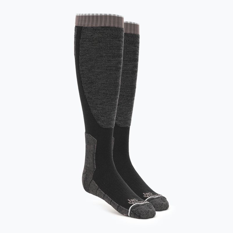 Jack Wolfskin Ski Merino H C trekingové ponožky černé