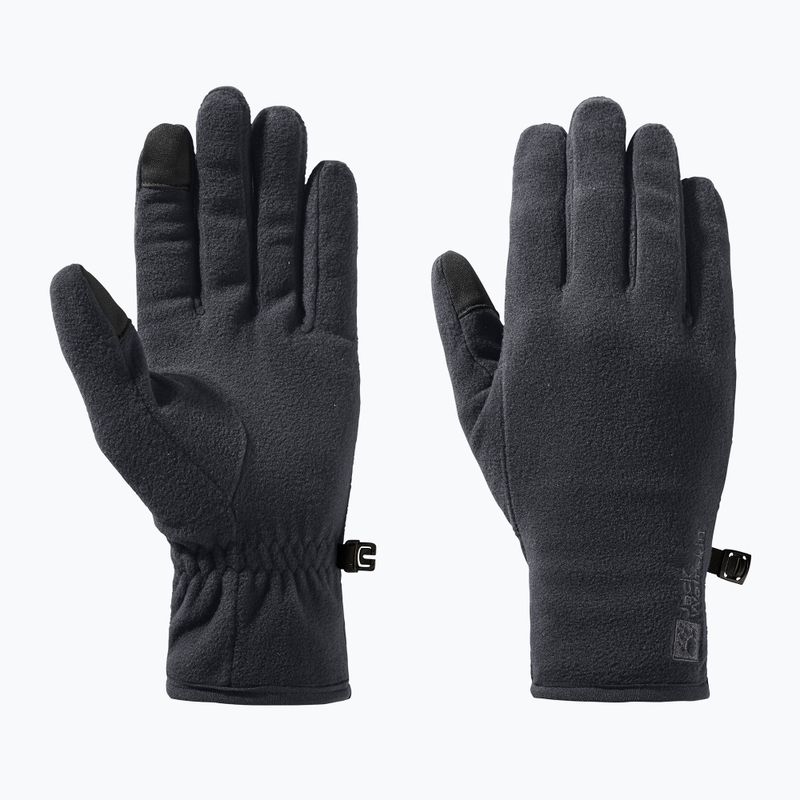 Trekingové rukavice Jack Wolfskin Real Stuff black