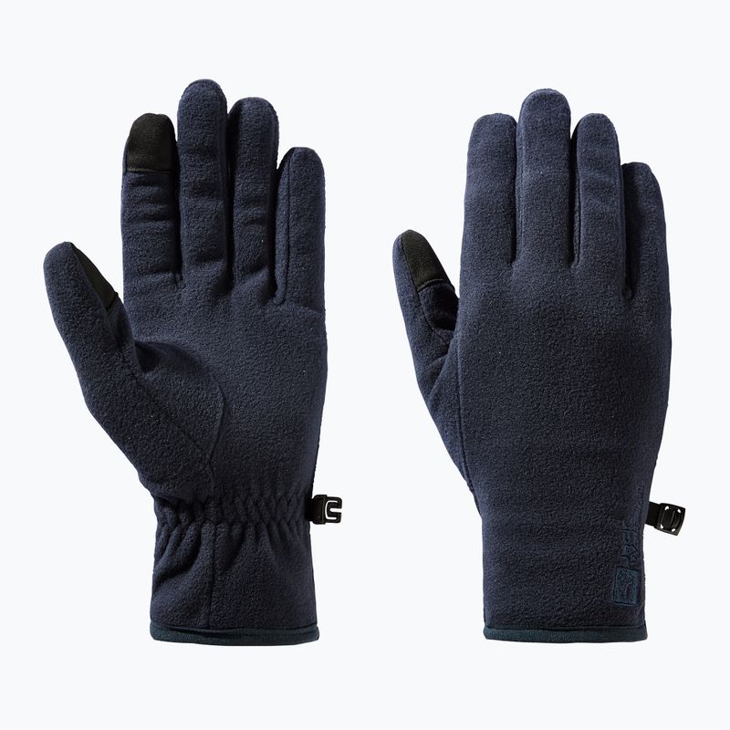 Trekingové rukavice Jack Wolfskin Real Stuff night blue